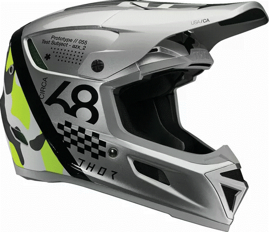 Мотокрос каска THOR REFLEX SPORT RIOT GRAY/ACID MIPS