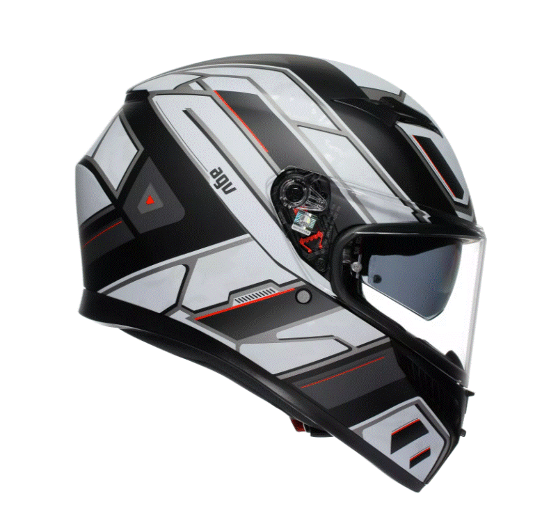 КАСКА AGV K3 - RIVIA MATT BLACK/WHITE