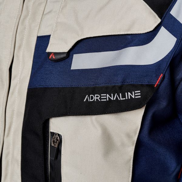 Текстилно мото яке ADRENALINE CAMELEON 2.0 BEIGE/NAVY