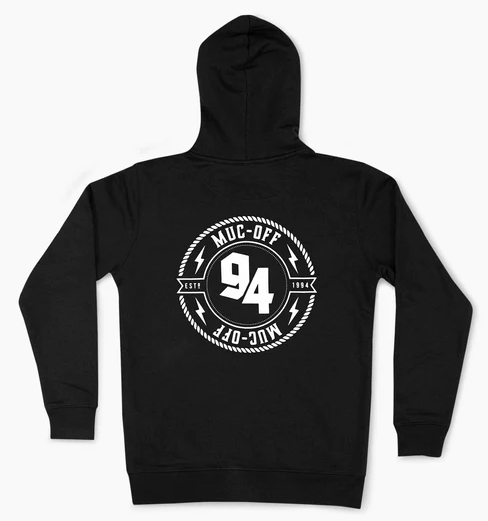 Суитшърт MUC-OFF ROPE HOODIE BLACK