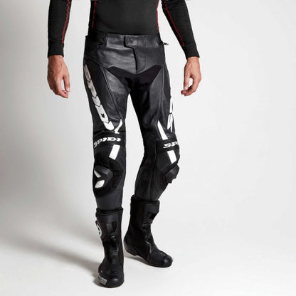 Кожен панталон SPIDI RR PRO WARRIOR BLACK/WHITE