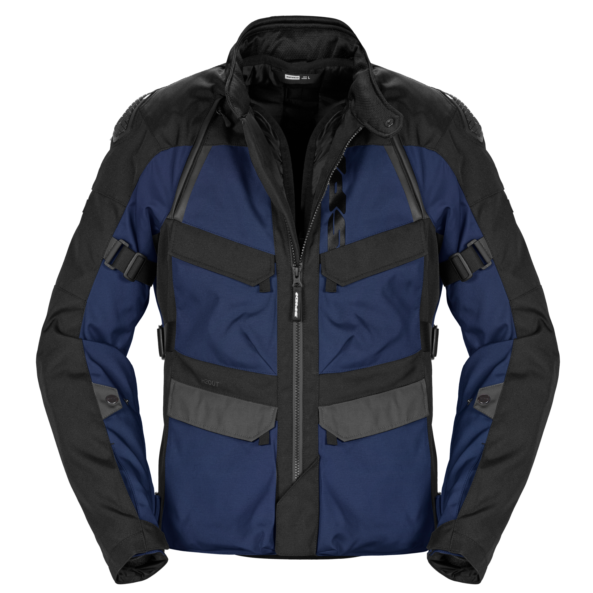 Текстилно мото яке SPIDI RW H2OUT Black/Blue