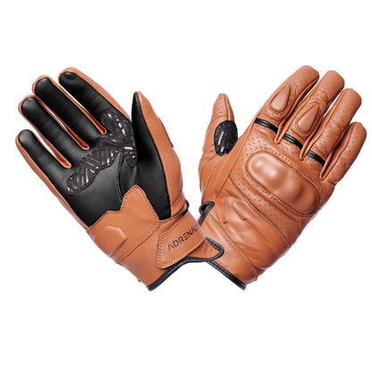 Кожени ръкавици ADRENALINE SCRAMBLER 2.0 BROWN