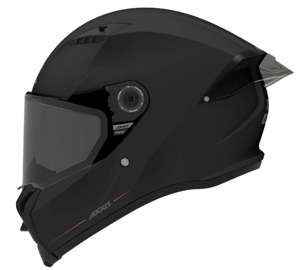 Каска AXXIS FENIX SOLID BLACK GLOSS