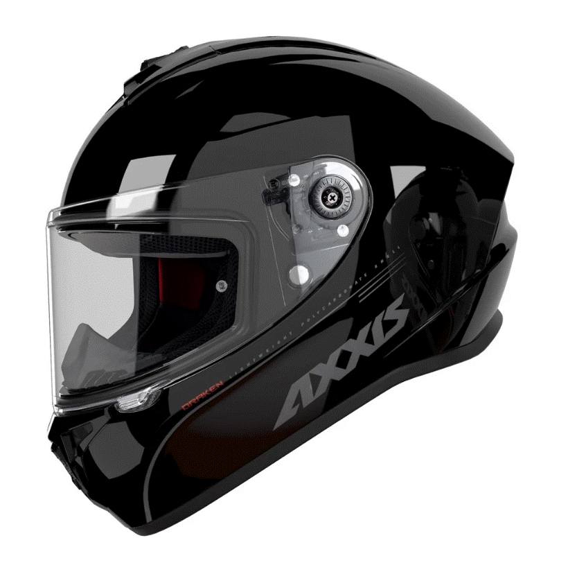 Каска AXXIS DRAKEN S SOLID A11 GLOSS BLACK