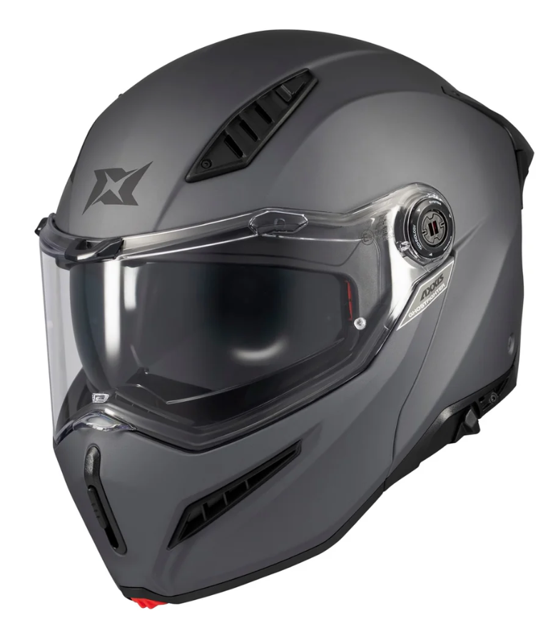 Отваряема каска AXXIS GHOSTFIGHTER SV A12 GREY MATT