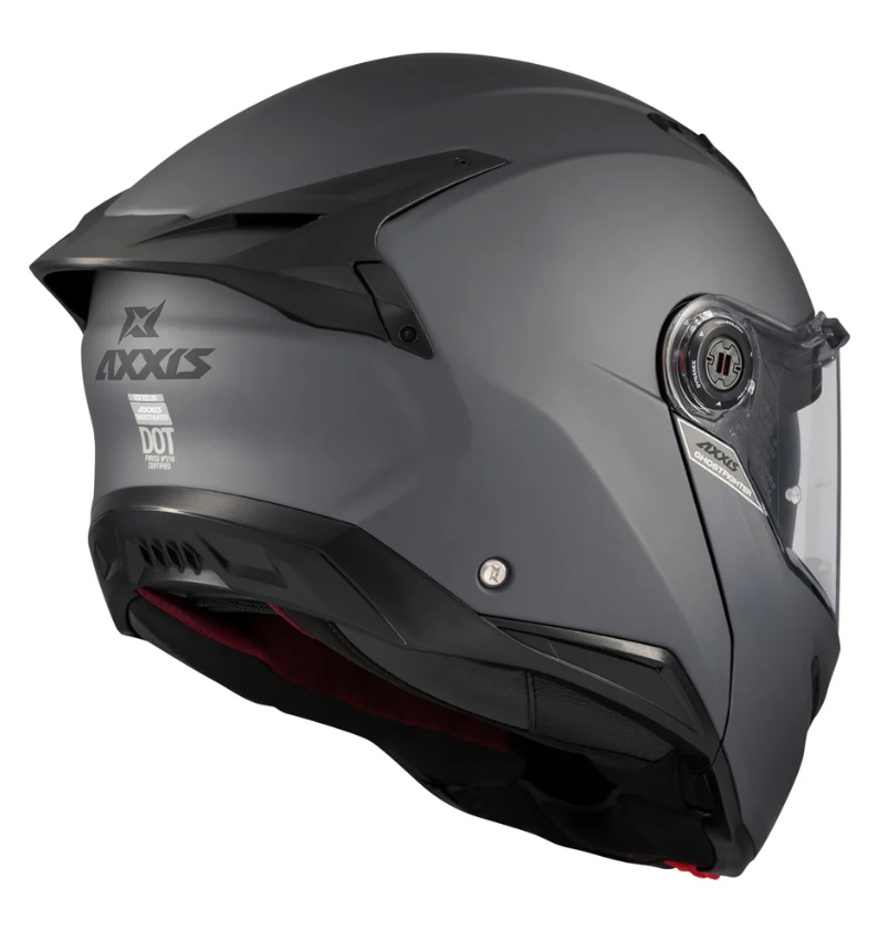 Отваряема каска AXXIS GHOSTFIGHTER SV A12 GREY MATT