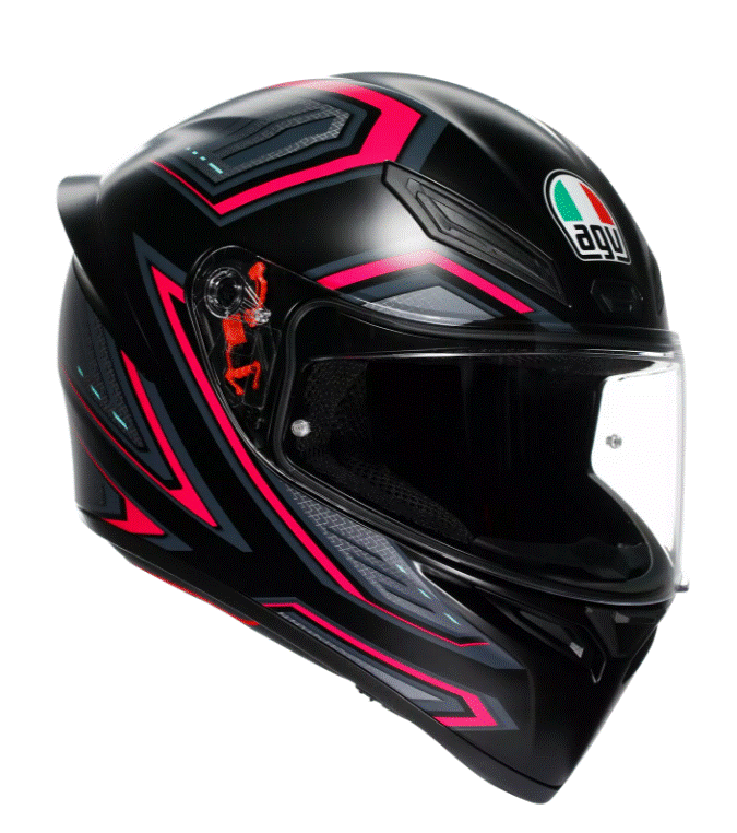 Каска AGV K1 S SLING MATT BLACK/PINK