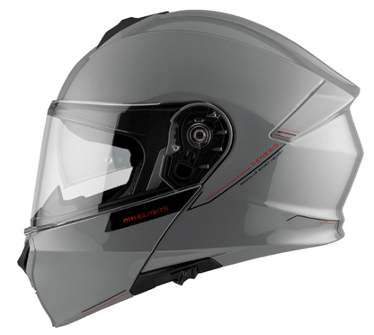 Отваряема каска MT GENESIS SOLID A12 GLOSS GREY
