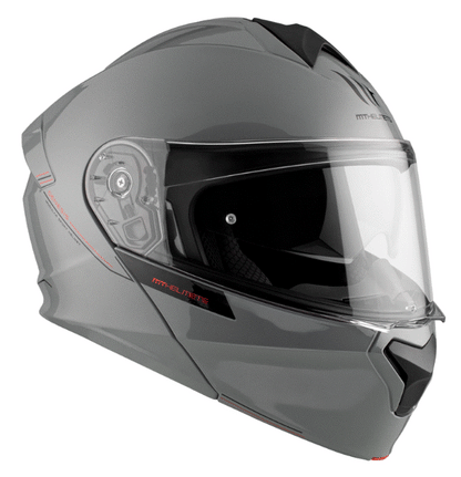 Отваряема каска MT GENESIS SOLID A12 GLOSS GREY
