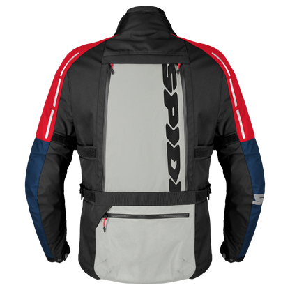 Mъжко текстилно мото яке SPIDI 4 SEASON V3 BLUE/ICE/RED