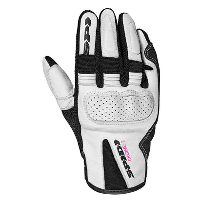 Дамски мото ръкавици SPIDI CHARME 2 BLACK/WHITE