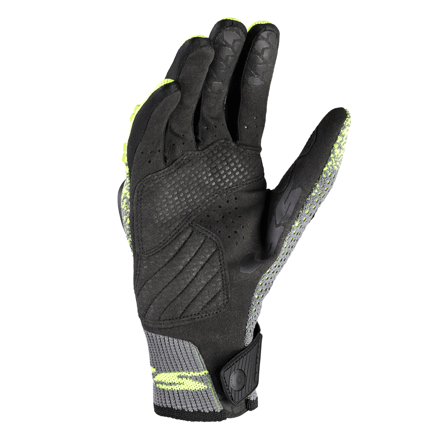 Текстилни мото ръкавици SPIDI CROSS KNIT YELLOW FLUO