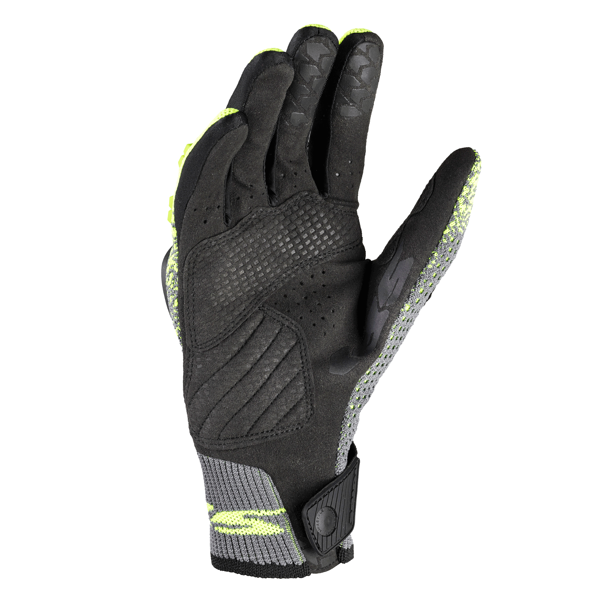 Текстилни мото ръкавици SPIDI CROSS KNIT YELLOW FLUO