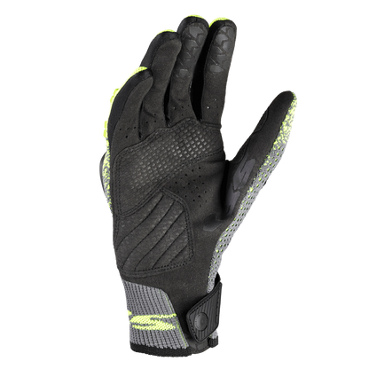 Текстилни мото ръкавици SPIDI CROSS KNIT YELLOW FLUO