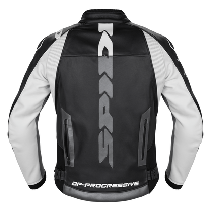 Кожено мото яке SPIDI DP PROGRESSIVE LEATHER Black/White