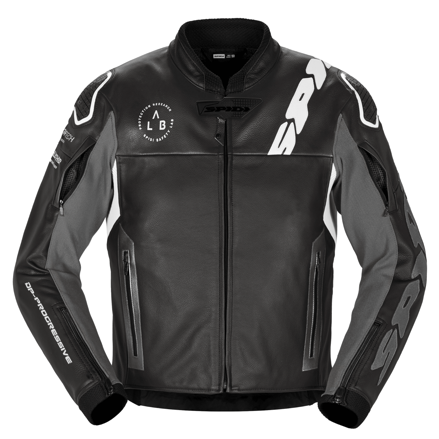 Кожено мото яке SPIDI DP PROGRESSIVE LEATHER Black/White
