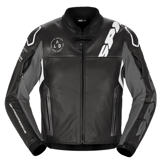 Кожено мото яке SPIDI DP PROGRESSIVE LEATHER Black/White