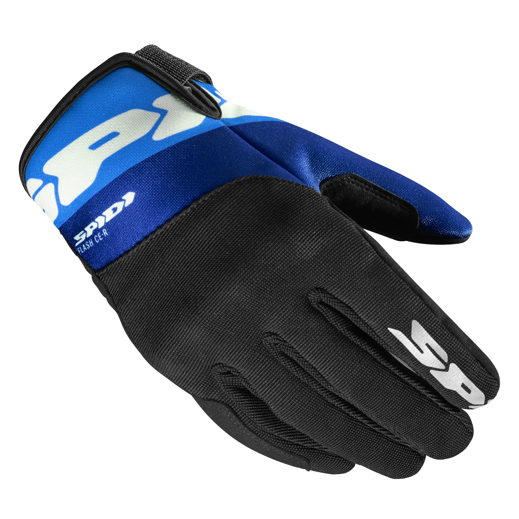 Текстилни мото ръкавици SPIDI Flash-KP Tex White/Blue