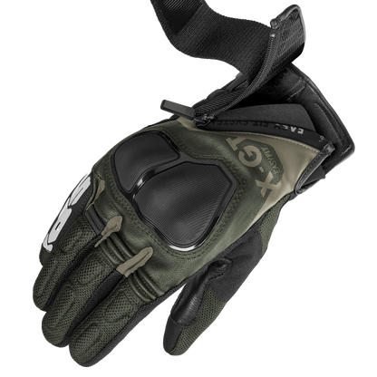 Мото ръкавици SPIDI X GT DARK GREEN