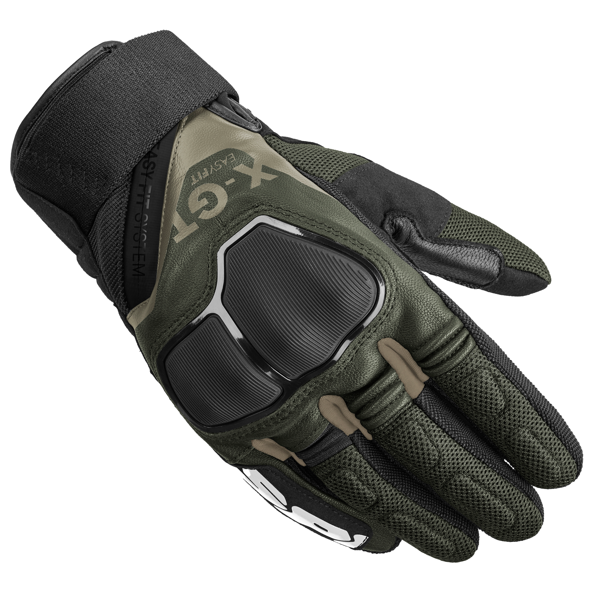 Мото ръкавици SPIDI X GT DARK GREEN
