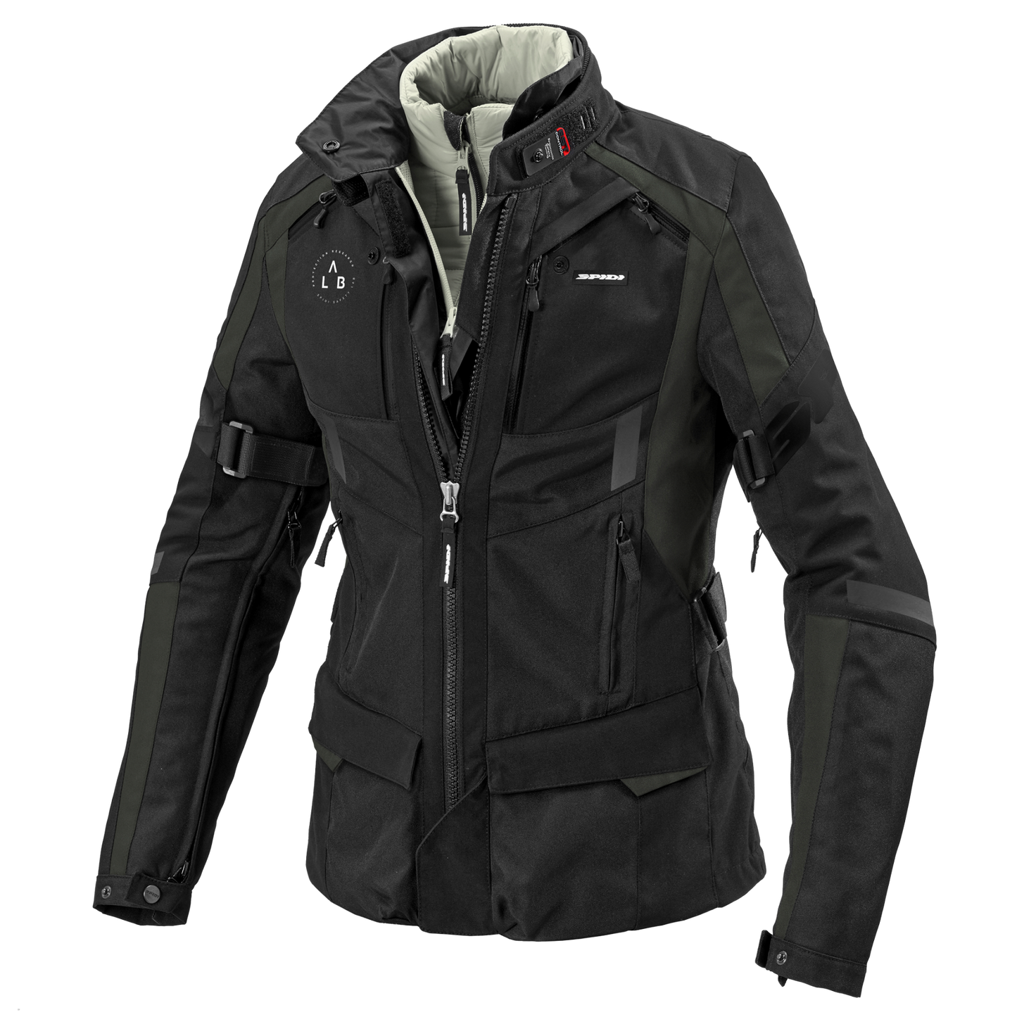 Дамско текстилно яке SPIDI 4 SEASON EVO Dark green/Black