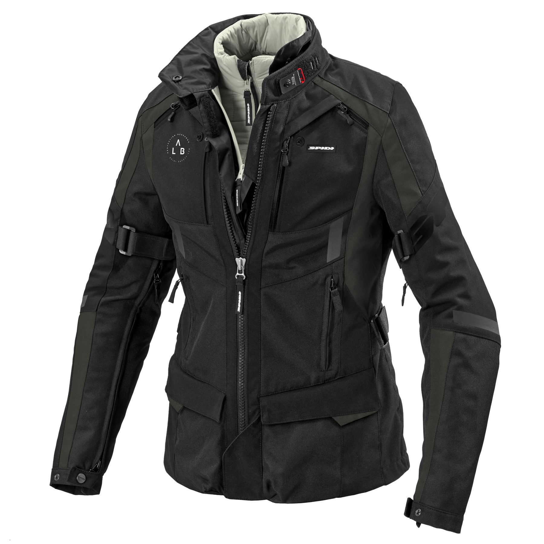 Дамско текстилно яке SPIDI 4 SEASON EVO Dark green/Black