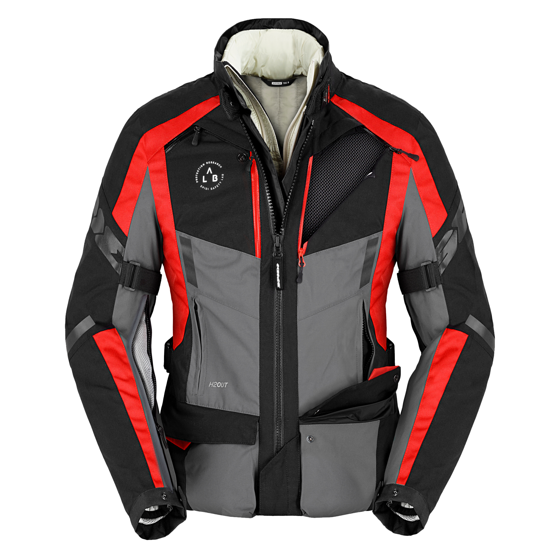 Дамско текстилно яке SPIDI 4 SEASON EVO RED
