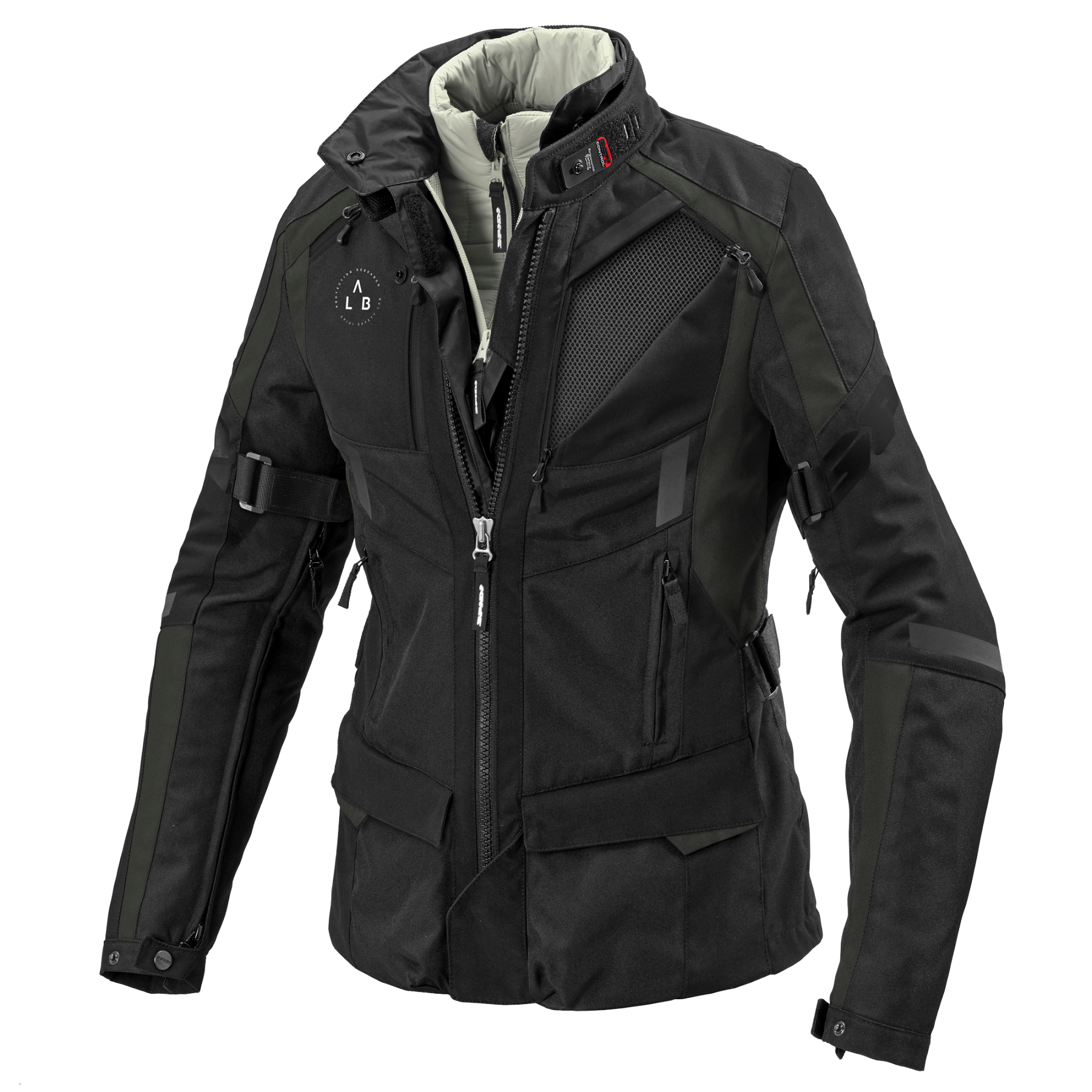 Дамско текстилно яке SPIDI 4 SEASON EVO Dark green/Black