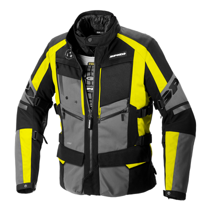 Текстилно мото яке SPIDI 4 SEASON EVO Yellow Fluo