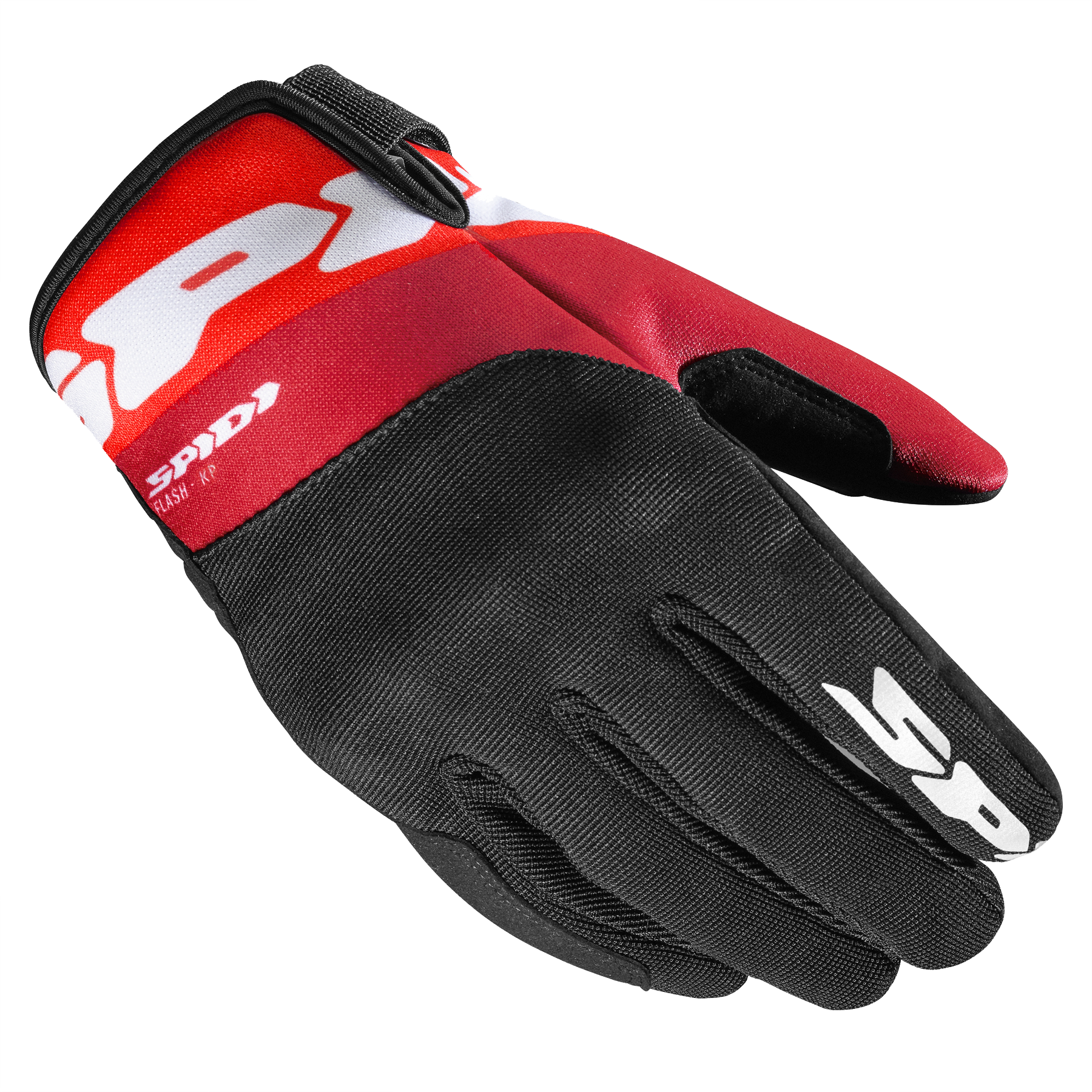 Текстилни мото ръкавици SPIDI Flash-KP Tex Black/Red