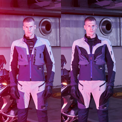 Текстилно яке SPIDI FRONTIER THERMORAIN ICE/BLUE