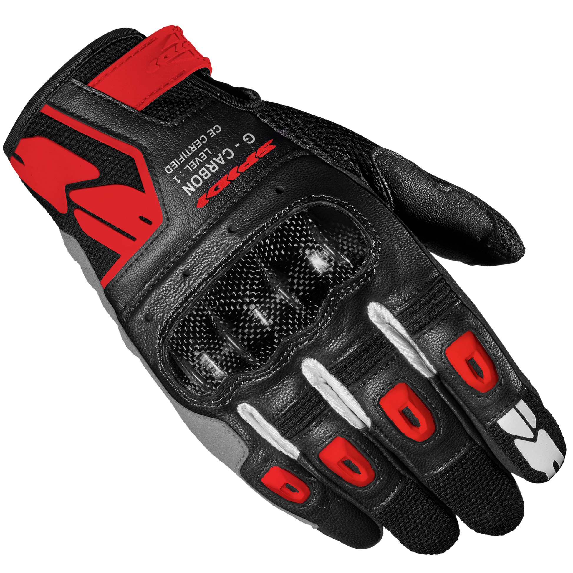 Мото ръкавици SPIDI G-CARBON Red