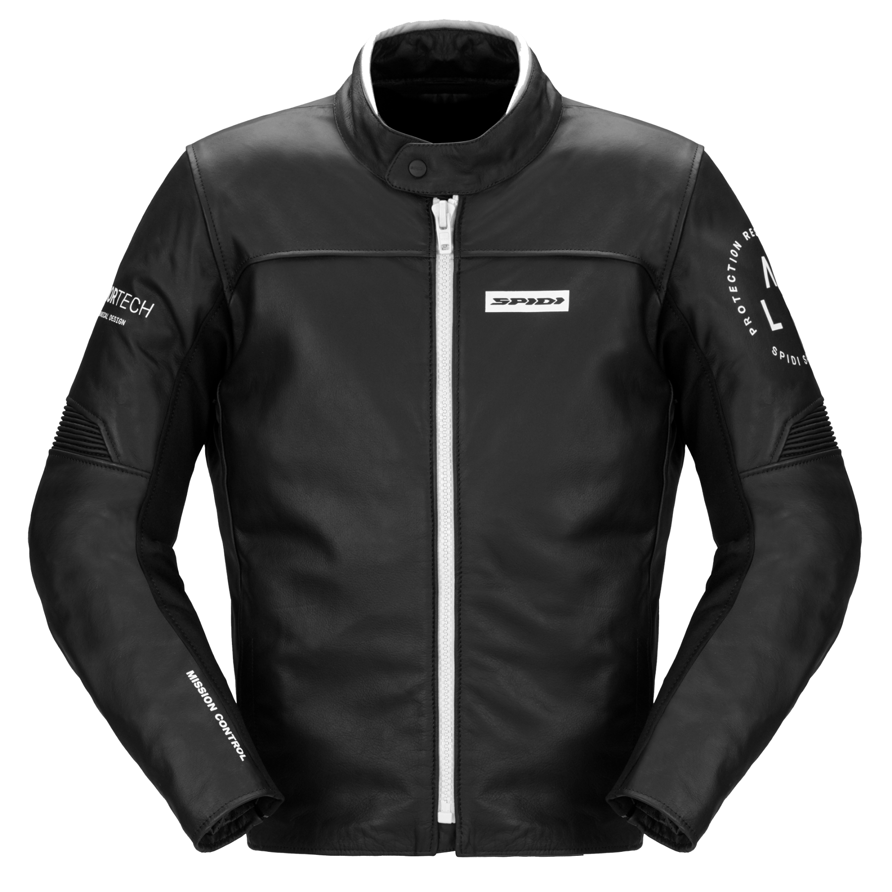 Кожено мото яке SPIDI Genesis Black/White