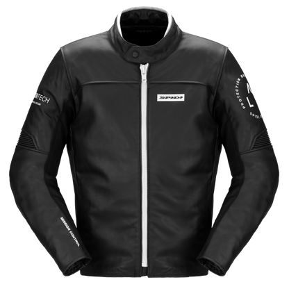 Кожено мото яке SPIDI Genesis Black/White