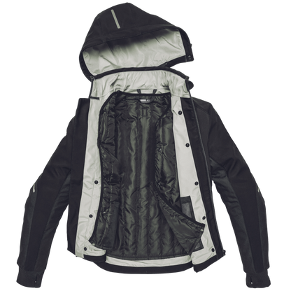 Текстилно мото яке SPIDI Hoodie Armor H2Out Black
