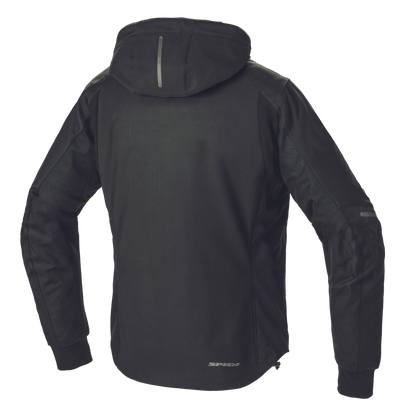 Текстилно мото яке SPIDI Hoodie Armor H2Out Black