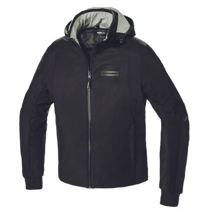 Текстилно мото яке SPIDI Hoodie Armor H2Out Black
