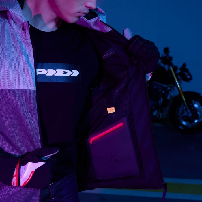 Мото суитшърт SPIDI HOODIE NET GRAY/BLUE
