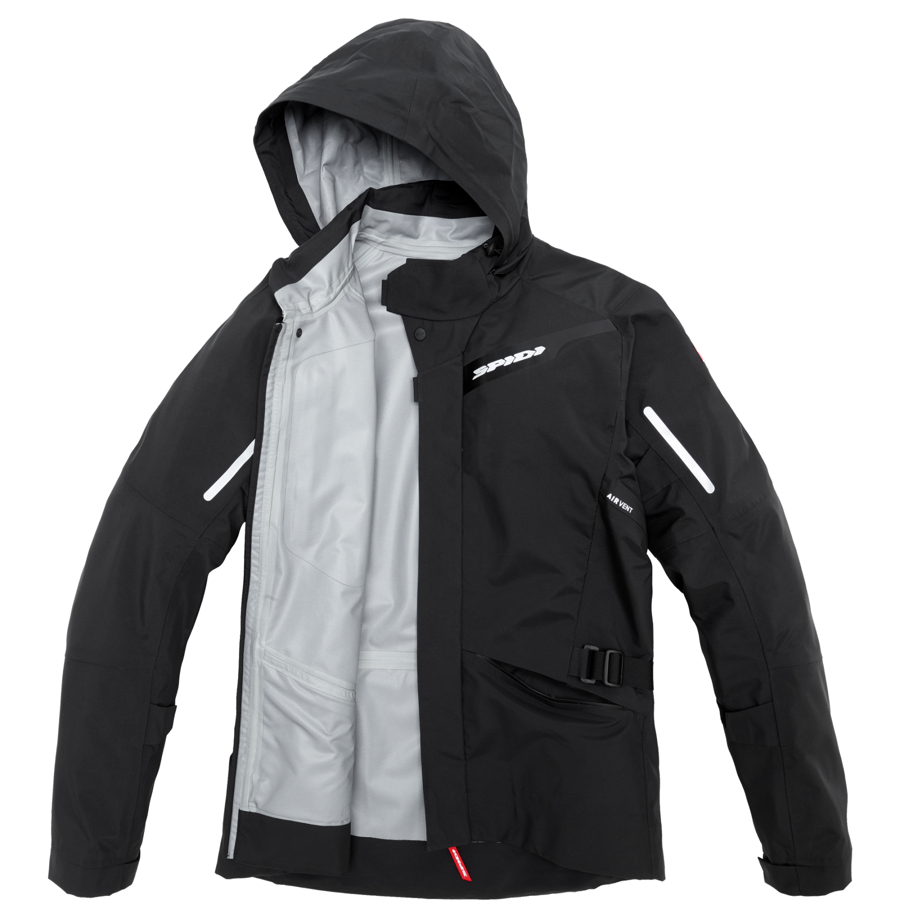 Текстилно яке за мотор SPIDI Mission-T Shield Black