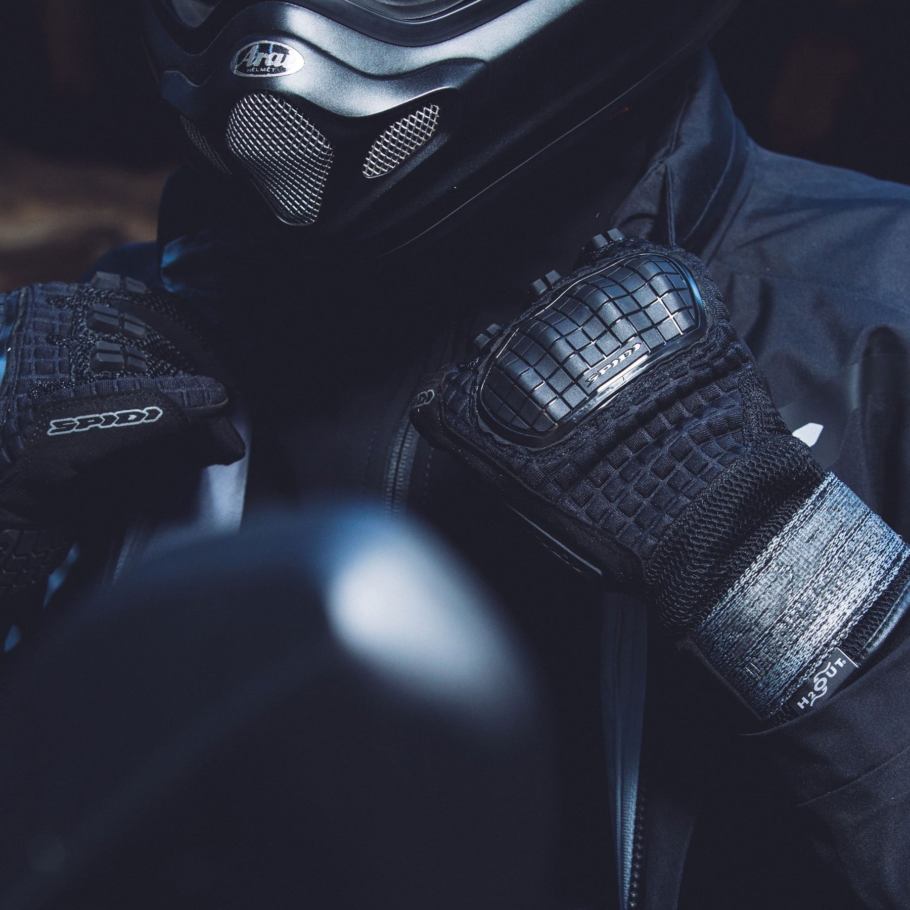 Мото ръкавици SPIDI Rainwarrior H2OUT BLACK