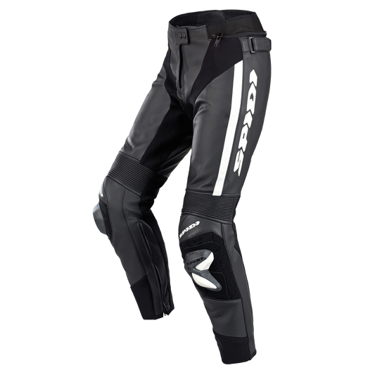 Дамски кожен мото панталон SPIDI RR PRO 2 Black/White