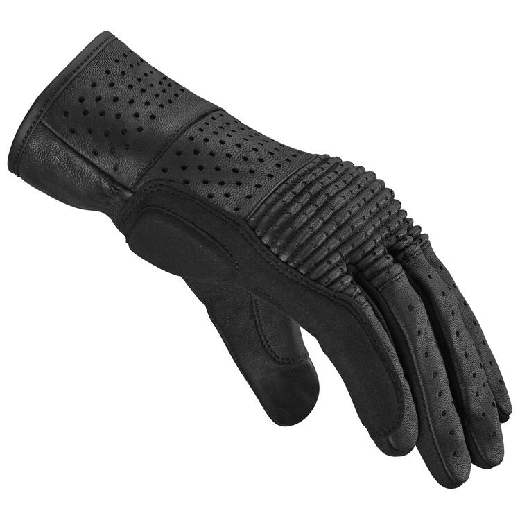 Кожени ръкавици SPIDI RUDE PERFORATED BLACK