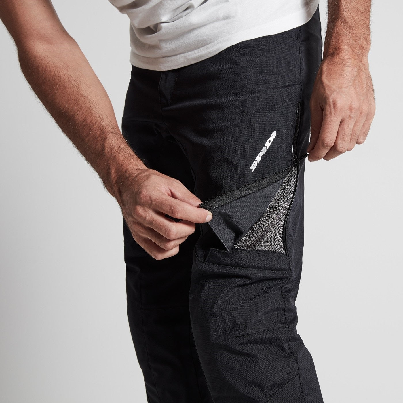 Текстилен мото панталон SPIDI STRETCH BLACK