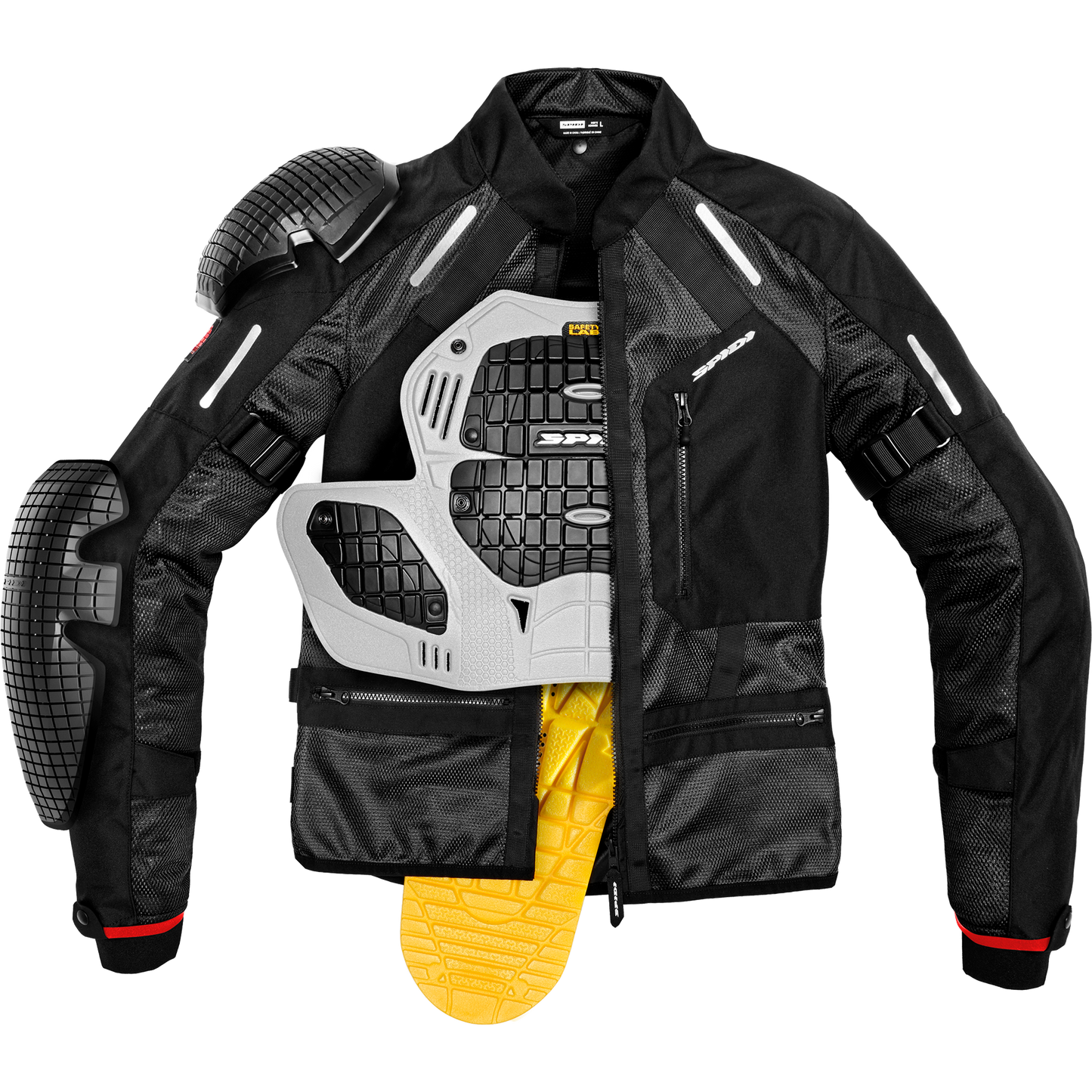 Текстилно мото яке SPIDI TECH ARMOR Black