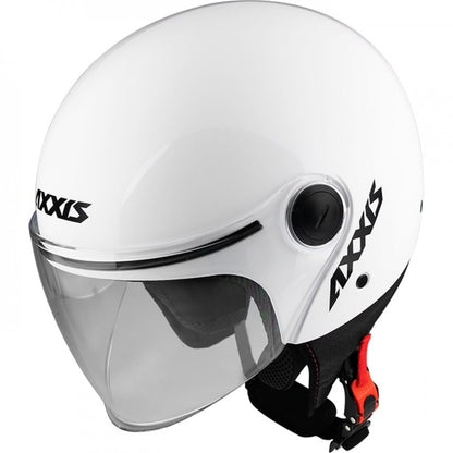 КАСКА ЗА СКУТЕР AXXIS SQUARE S SOLID WHITE