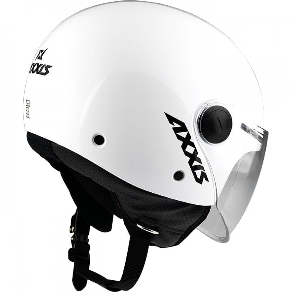 КАСКА ЗА СКУТЕР AXXIS SQUARE S SOLID WHITE