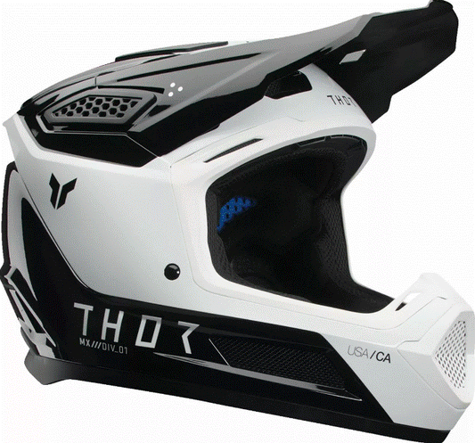 Мотокрос каска THOR FLEET STORM BLACK/WHITE