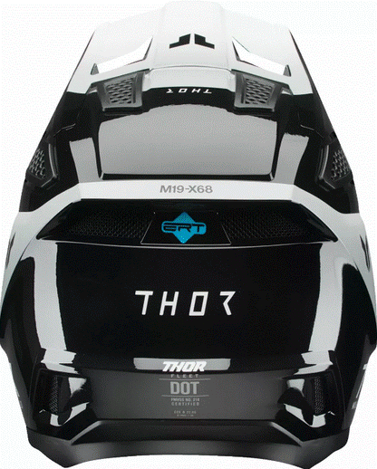 Мотокрос каска THOR FLEET STORM BLACK/WHITE