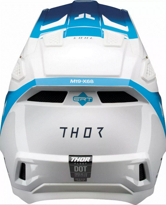 Мотокрос каска THOR FLEET STORM WHITE/NAVY
